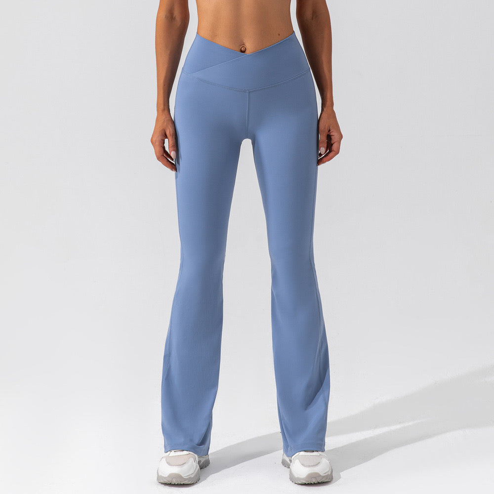 V Shape Flared Pants - V-belt shaped flared pants