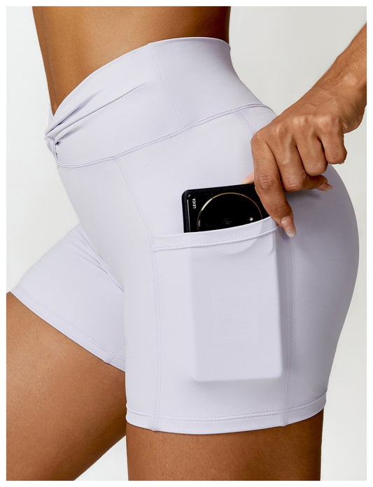 Twist-Waist Performance Shorts