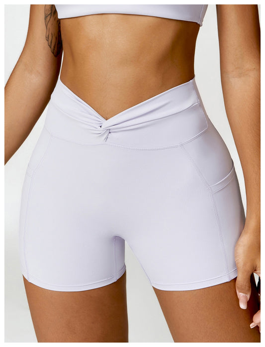 Twist-Waist Performance Shorts